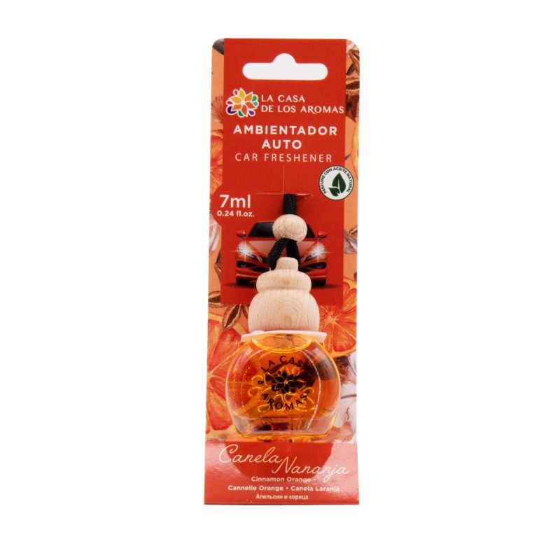 la casa de los aromas desodorisant auto 10 ml cannelle/orange