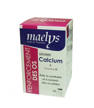 maelys calcium et vitamine d 30 gelules