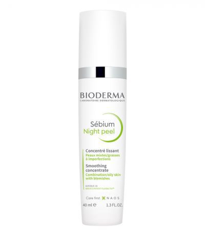 bioderma sebium soin peeling de nuit doux 40 ml