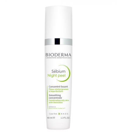 bioderma sebium soin peeling de nuit doux 40 ml