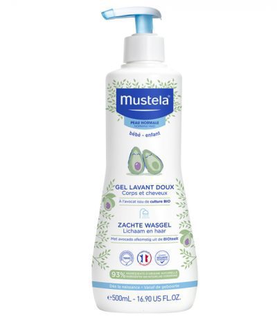 mustela gel lavant doux corps et cheveux 500ml