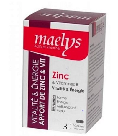 maelys zinc 30 gelules