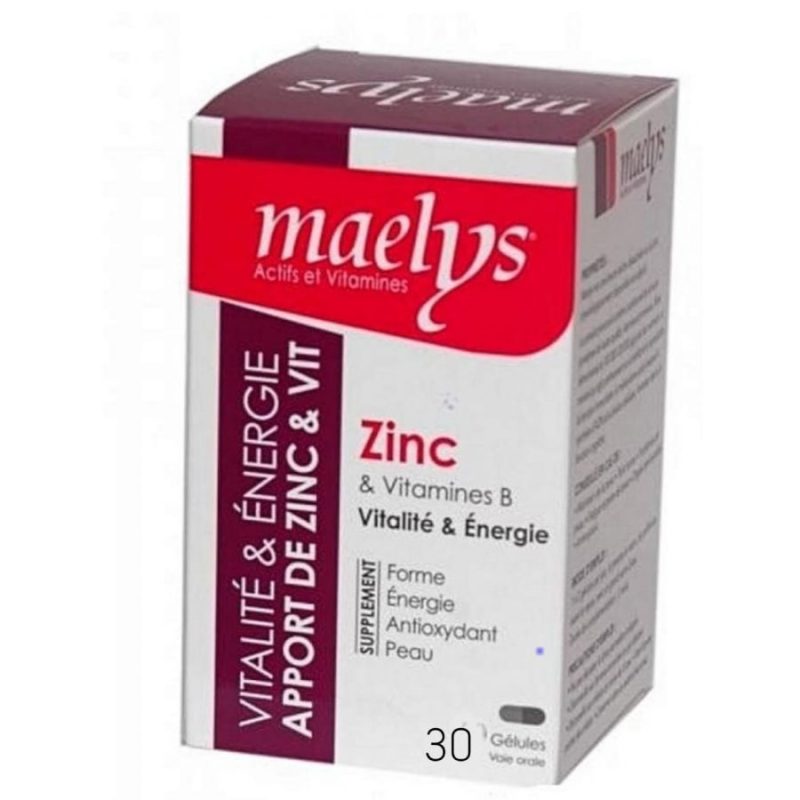 maelys zinc 30 gelules