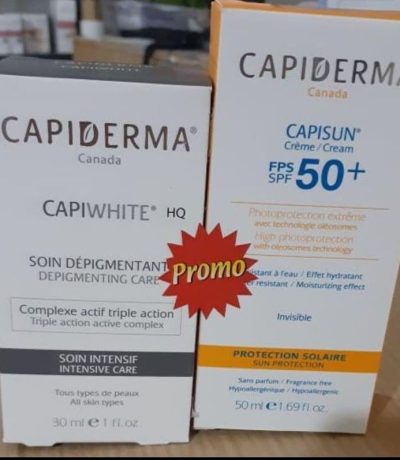 capiderma pack hq 30ml+capisun ecran invisible