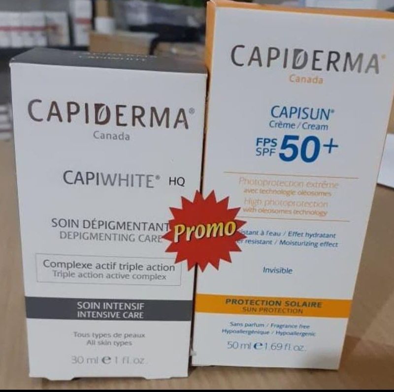 capiderma pack hq 30ml+capisun ecran invisible