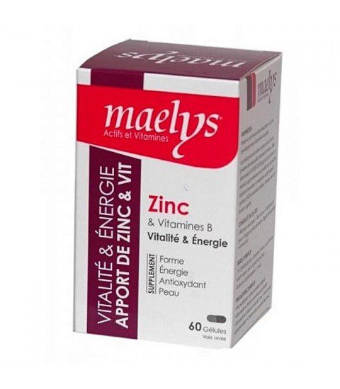 maelys zinc 60 gelules