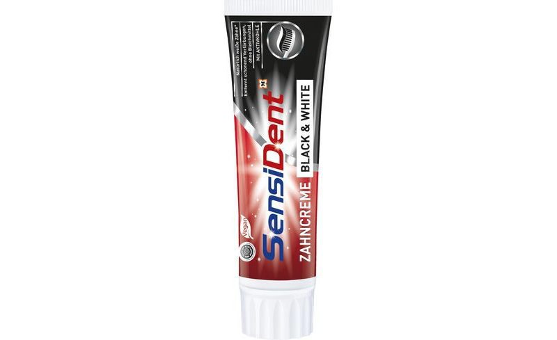 sensident dentifrice charbon actif 75ml
