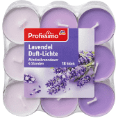 profissimo bougie parfumee lavande, 18 pieces
