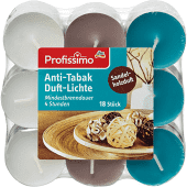 profissimo bougie parfumee l egere anti-tabac, 18 pieces