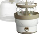 h+h sterilisateur de biberons, 6 biberons blanc