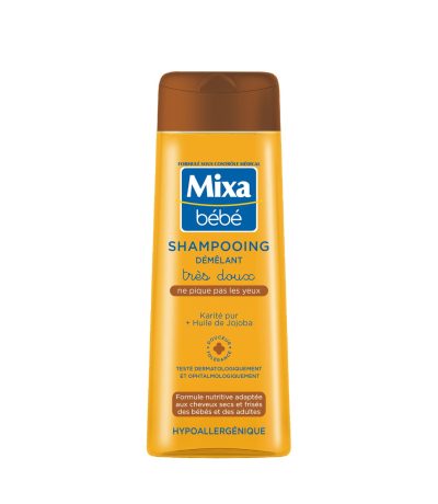 mixa bebe shampoing demelant karite 250ml