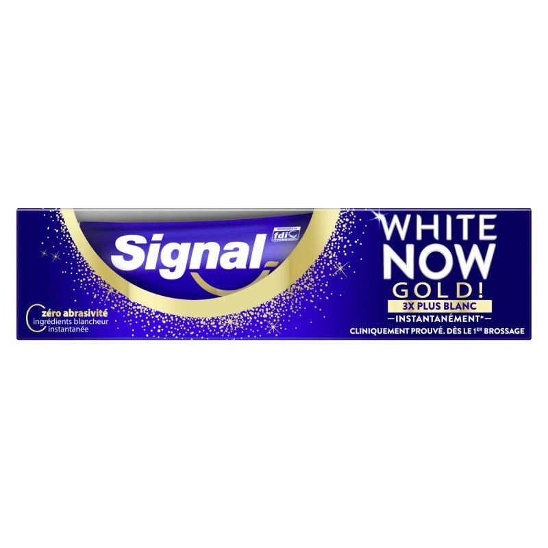 signal dentifrice white now gold