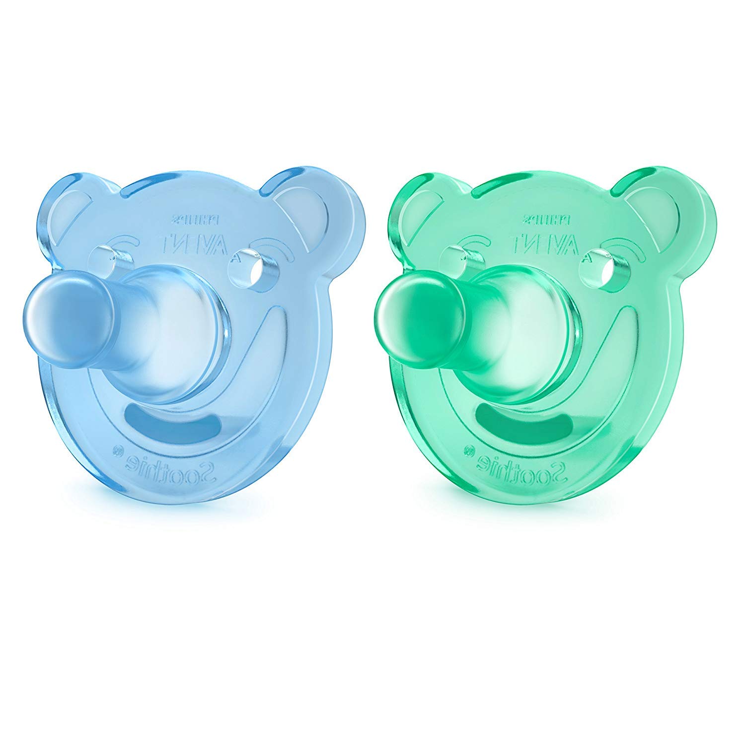 avent lot 2 sucettes soothie 0-3 m modele garcon AVENT LOT 2 SUCETTES SOOTHIE 0-3 M MODELE GARCON