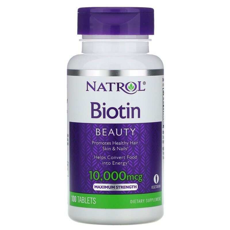natrol biotin beauty 10.000 mcg 100 comprimes