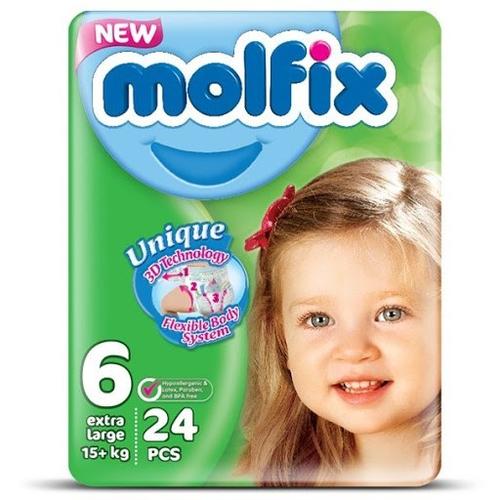 molfix couches taille 6, 24 unites