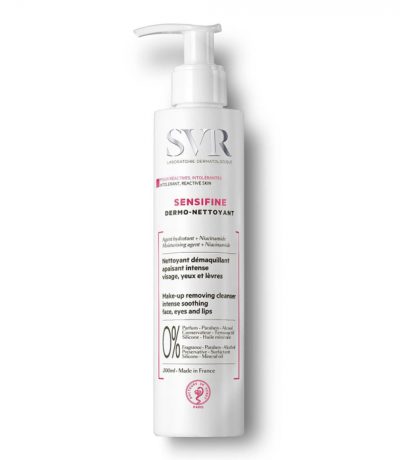 svr sensifine dermo nettoyant 9 ingredients