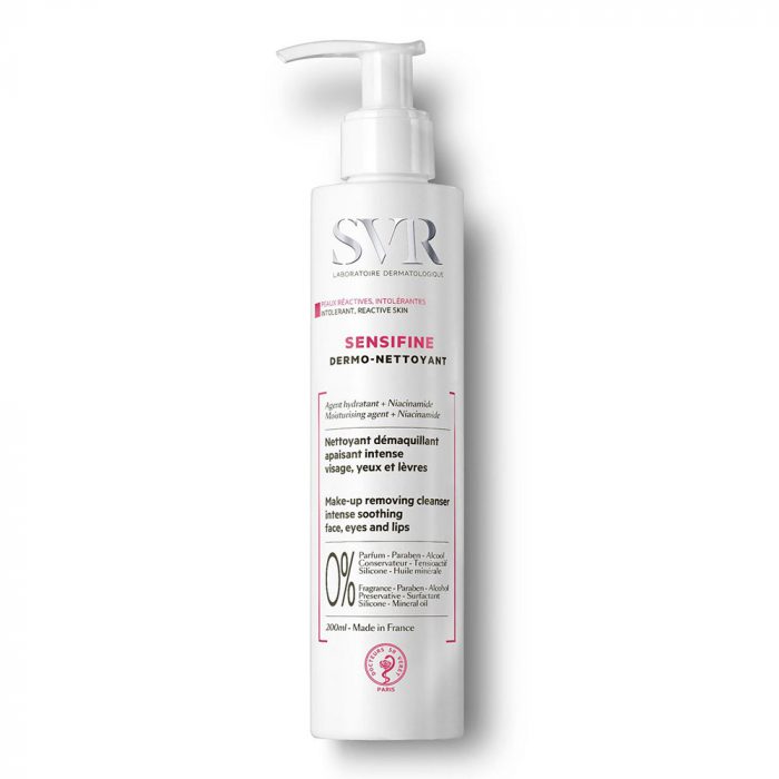 svr sensifine dermo nettoyant 9 ingredients