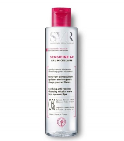 svr sensifine eau icellaire nettoyant demaquillant 200ml