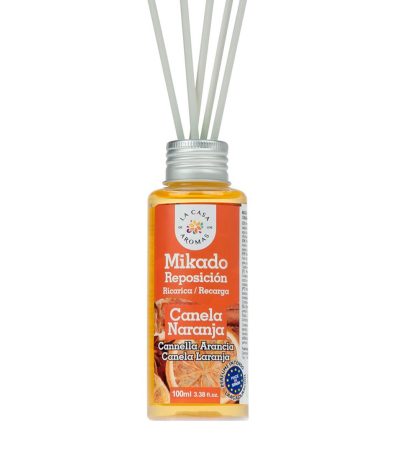 la casa de los aromas recharge mikado 100ml cannelle/orange