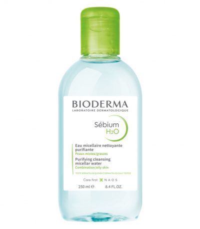 bioderma sebium eau micellaire h2o peaux grasses 250ml