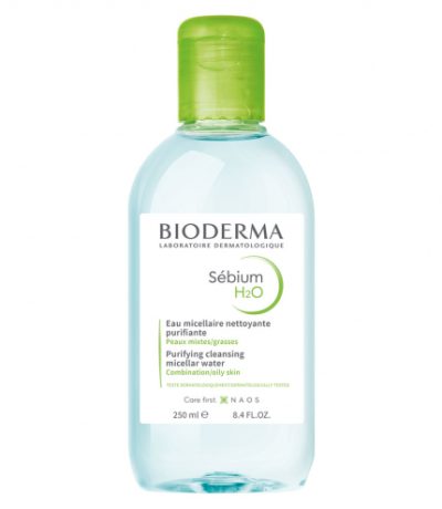 bioderma sebium eau micellaire h2o peaux grasses 250ml