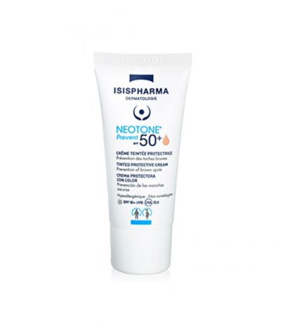 isispharma neotone prevent spf50+ teinte claire 30ml