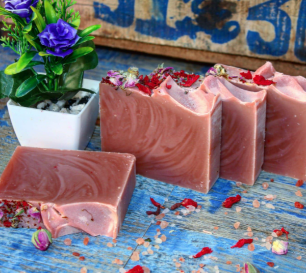 habitra savon naturel petales de roses 120gr