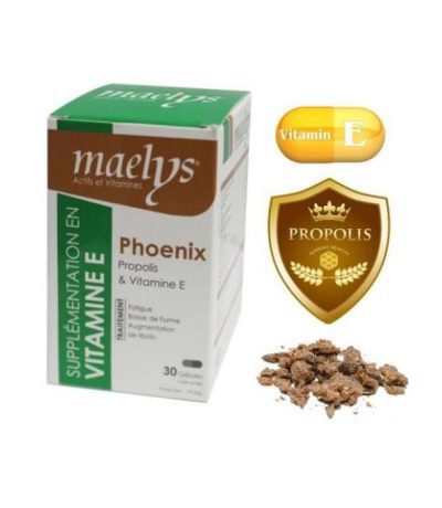 maelys phoenix propolis et vitamine e 30 gelules