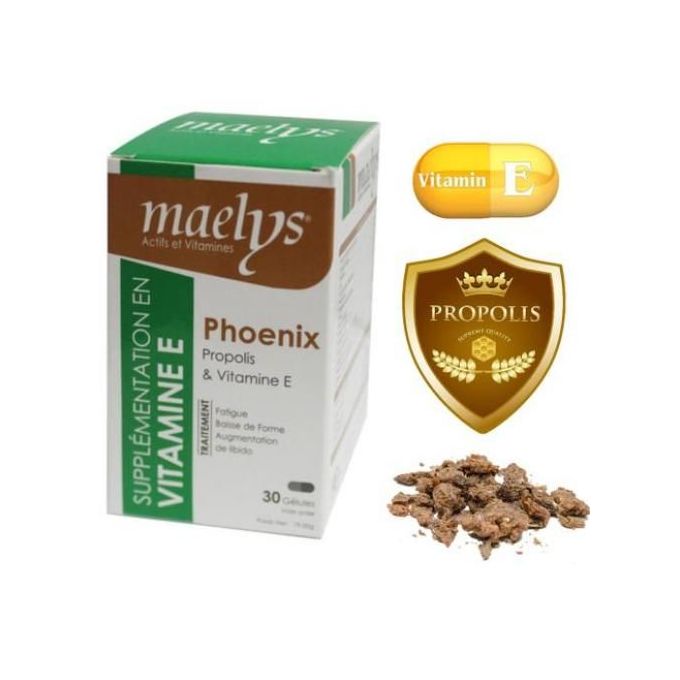 maelys phoenix propolis et vitamine e 30 gelules