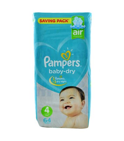 pampers baby dry t4 64u