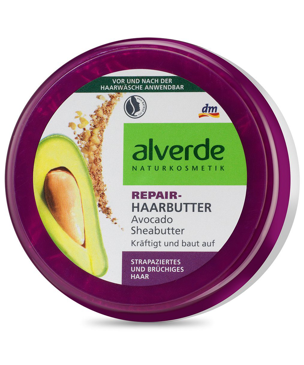 alverde beurre reparateur pour cheveux 200 ml ALVERDE Beurre réparateur pour cheveux 200 ml