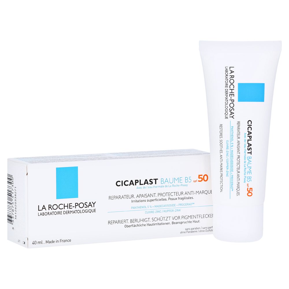 la roche posay cicaplast baume b5 spf50 40ml - reparateur, apaisant, anti-marques, convient aux tatouages 40ml LA ROCHE POSAY CICAPLAST Baume B5 SPF50 40ml -Convient aux Tatouages- 40ml