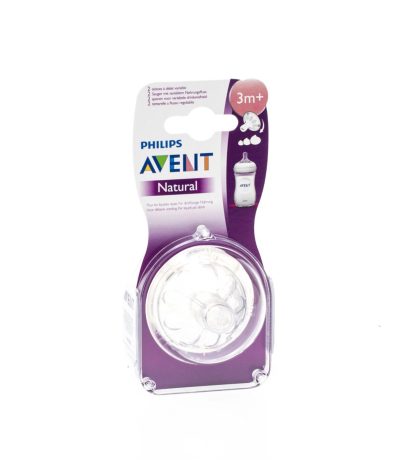 avent 2 tetines -3m /variable