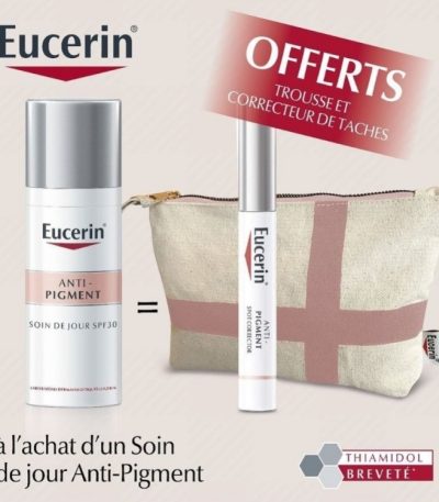 trousse eucerin anti pigment soin de jour spf50ml + anti pigment correcteur de tache
