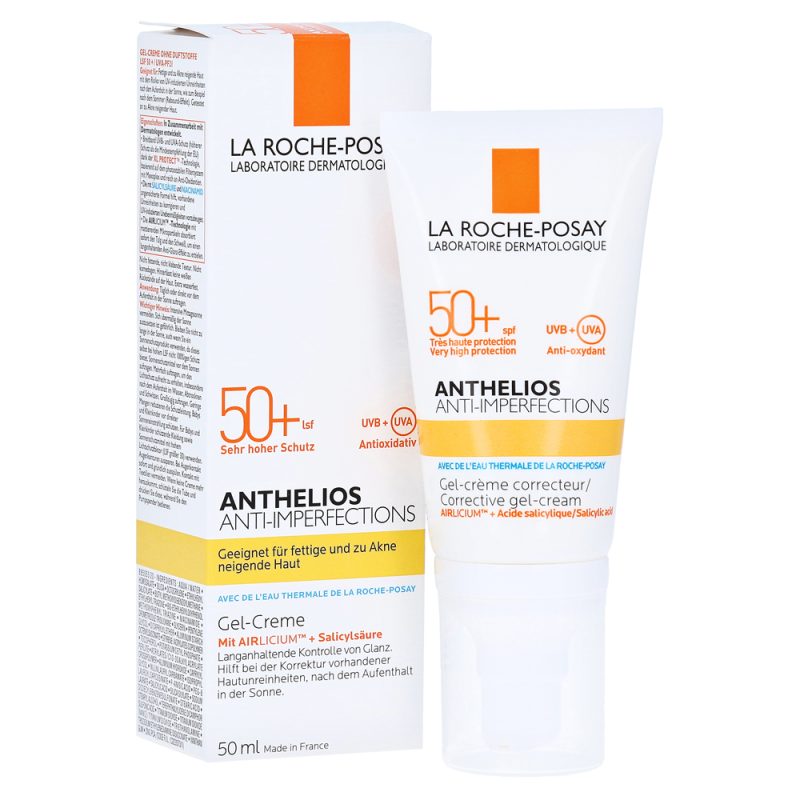 laroche-posay anthelios anti-imperfections gel creme spf50+ 50ml