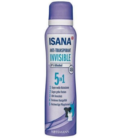 isana anti-transpirant invisible 5en1 150.0 ml