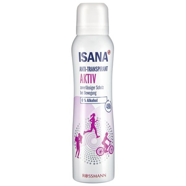 isana spray anti-transpirant actif 150.0 ml