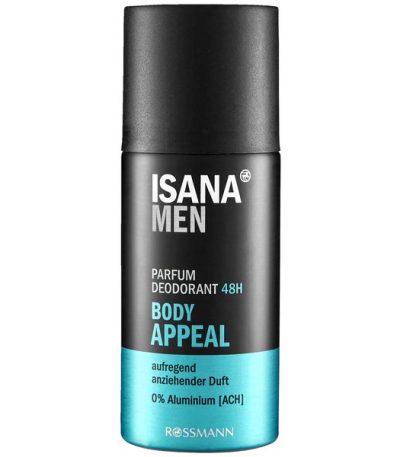 isana deodorant parfum appel du corps 150.0 ml