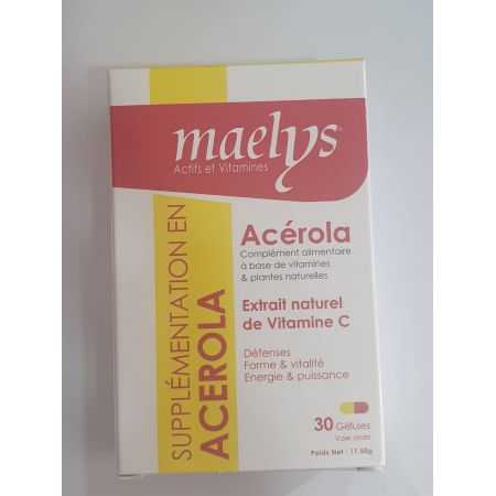 maelys acerola 30 gelules