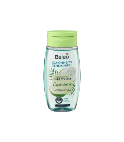 balea beauty secrets shampoing eau de coco 250 ml