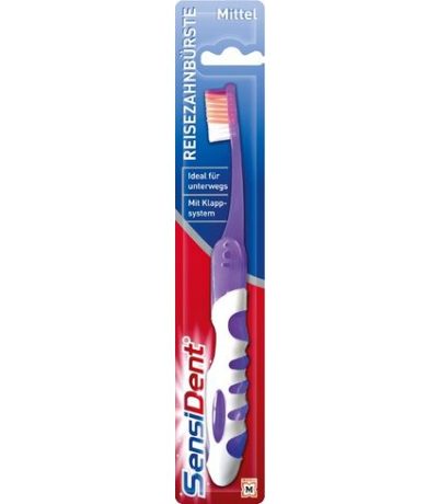sensident brosse a dents de voyage moyenne