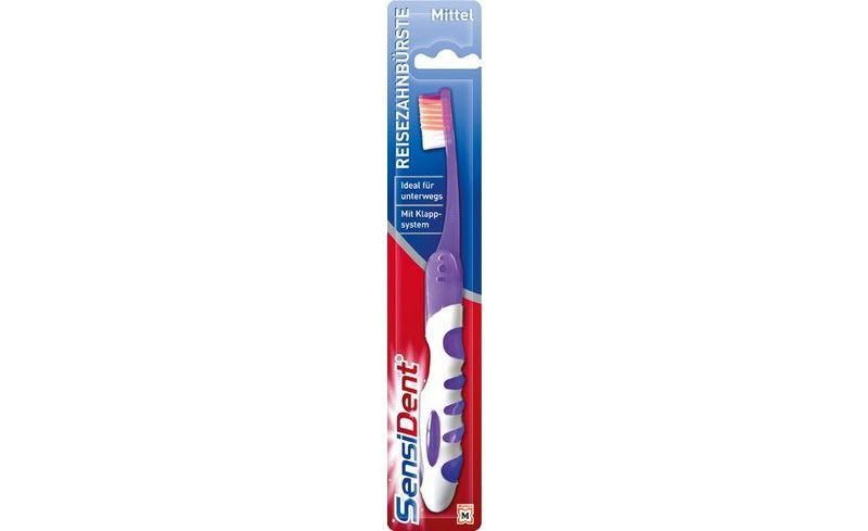sensident brosse a dents de voyage moyenne