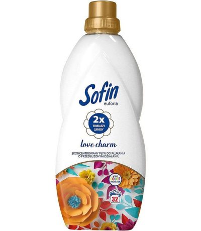 sofin euforia concentre d'assouplissant love charm 900 ml