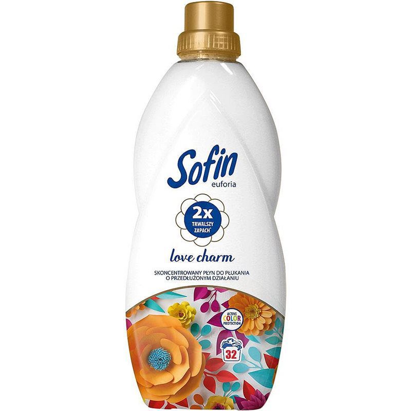 sofin euforia concentre d'assouplissant love charm 900 ml