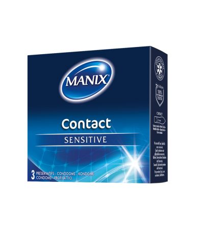 manix contact preservatifs sensitive boite de 3
