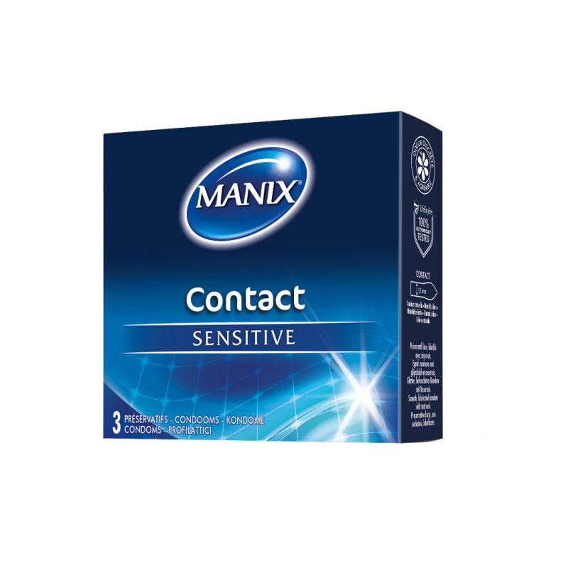 manix contact preservatifs sensitive boite de 3