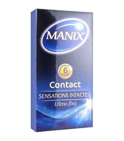manix contact preservatifs ultra fin boite de 6