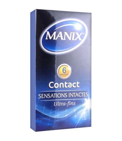 manix contact preservatifs ultra fin boite de 6