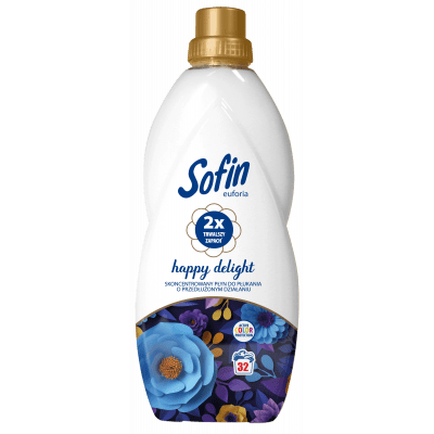 sofin euforia concentre d'assouplissant happy delight 900 ml