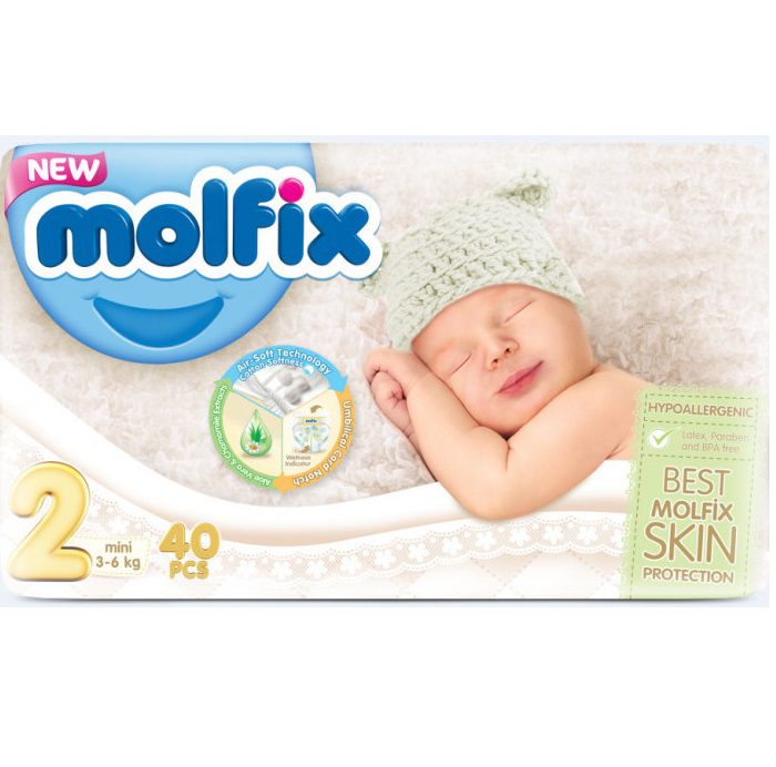 molfix couche taille 2 40 unites